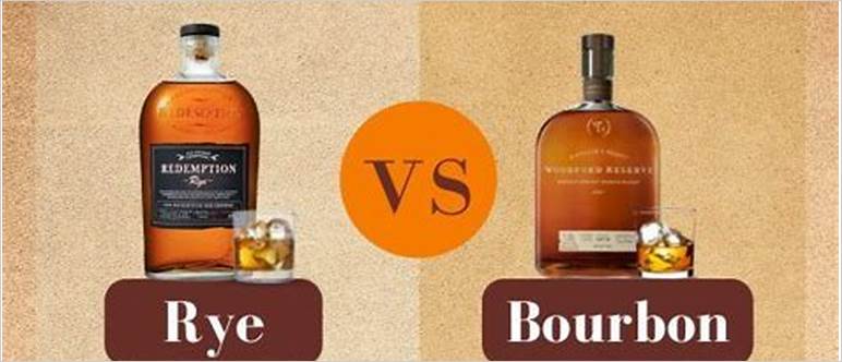 Rye vs bourbon whiskey